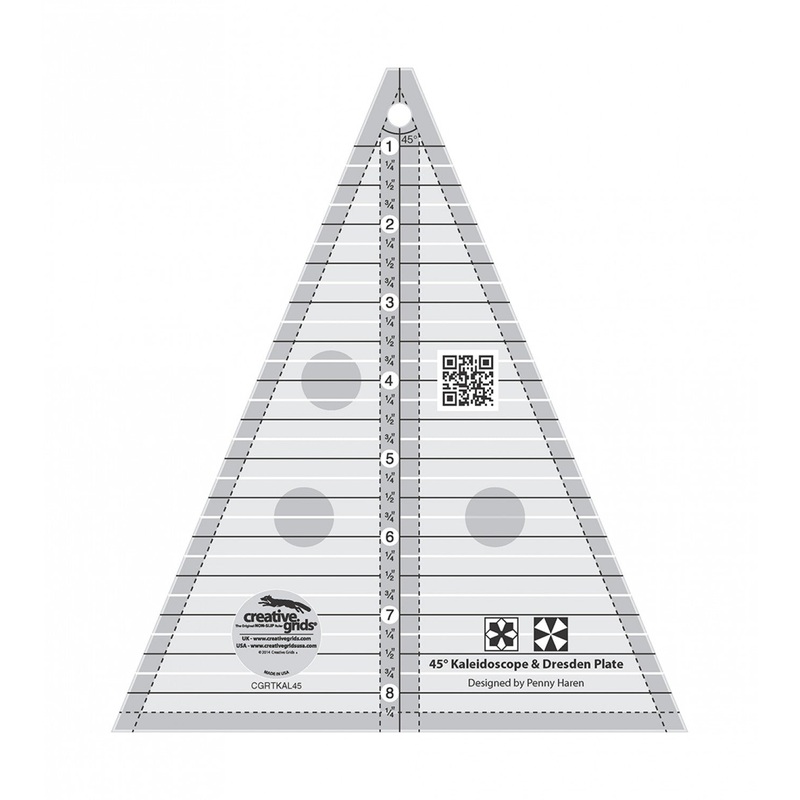 Creative Grids - 45 Degree Triangle Ruler
