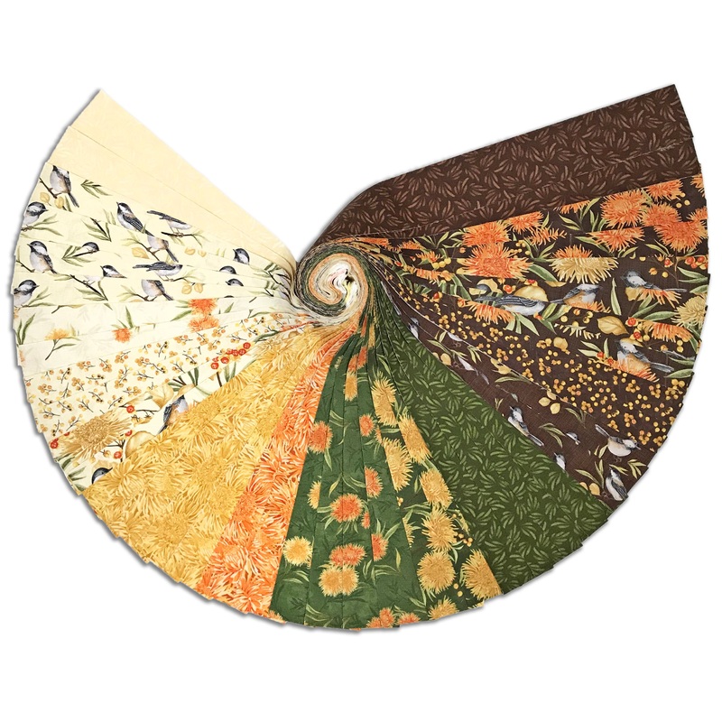 Wilmington Prints Pre-cut 40 Piece Strips 840-853-840 - Chickadee Charm