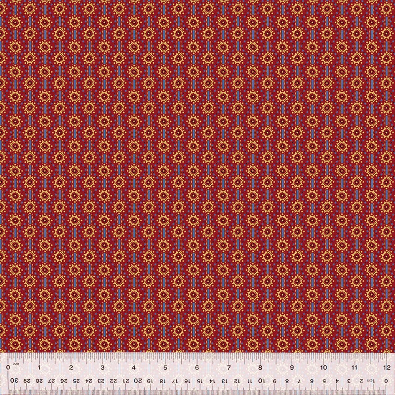 Windham Circa: Turkey Red 54728 1 Turkey Red Sunbursts By The Yard