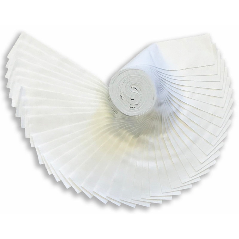 Hoffman Batik Bali Pop 40 Piece Pre-Cut 2 1/2 Jelly Rolls BP 618 - Zinc