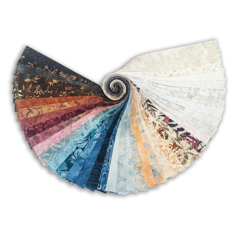 Hoffman Batik Bali Pop 40 Piece Pre-Cut 2 1/2 Jelly Rolls BP 737 - Daybreak