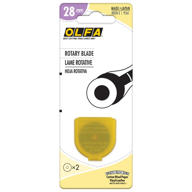 OLFA 28mm Rotary Blade Model RB28-2 9561 - 2-Pack