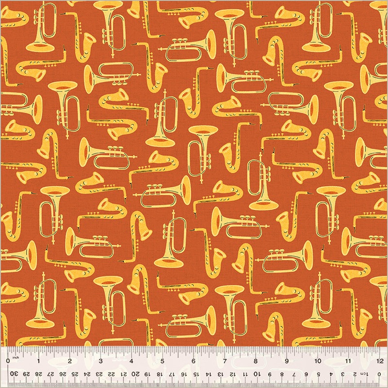 Windham Feeling Jazzy 54430 5 Rust Duet By The Yard