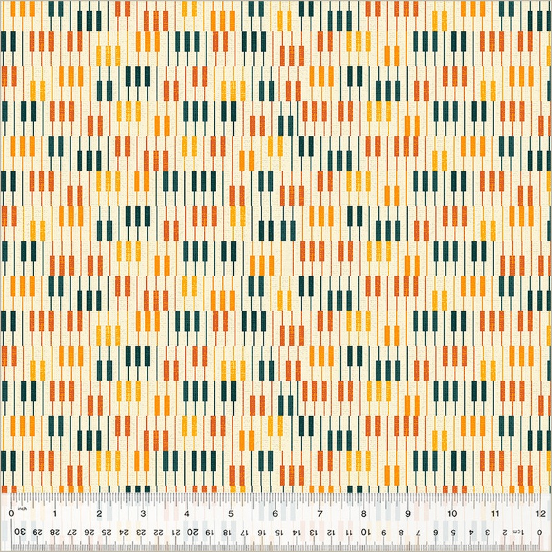Windham Feeling Jazzy 54431 2 Ivory/Multi Piano Solo By The Yard