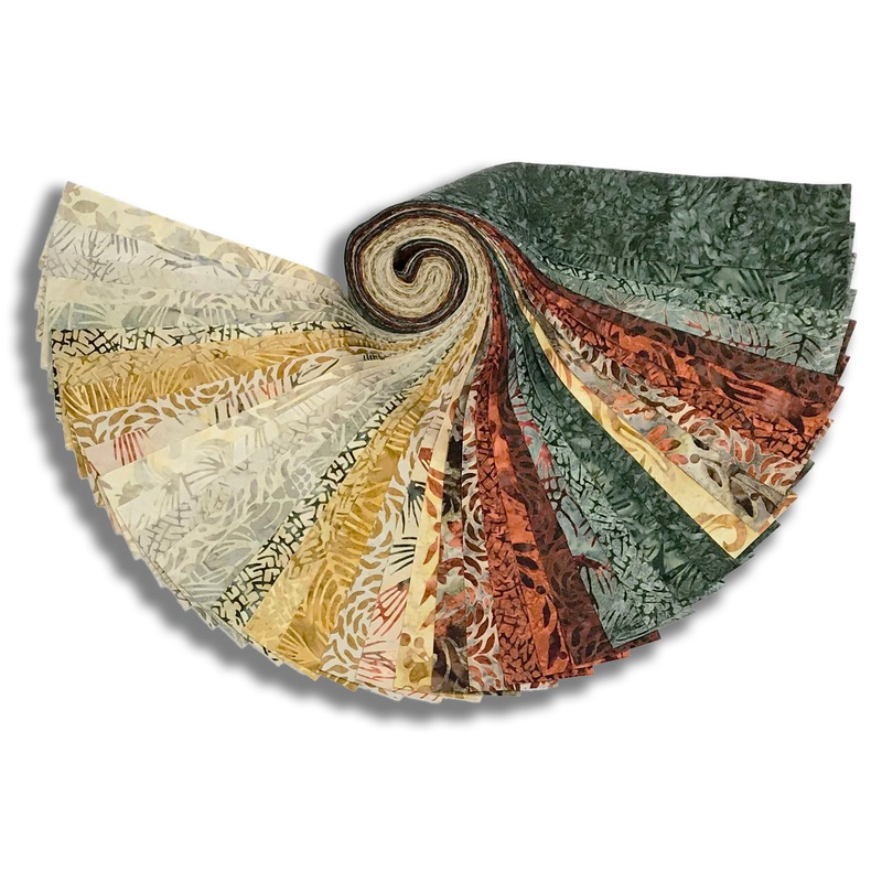 Matt's Pre-Cut 40 Piece 2 1/2 Jelly Roll Strips - Banyan Batiks Changes In Seasons