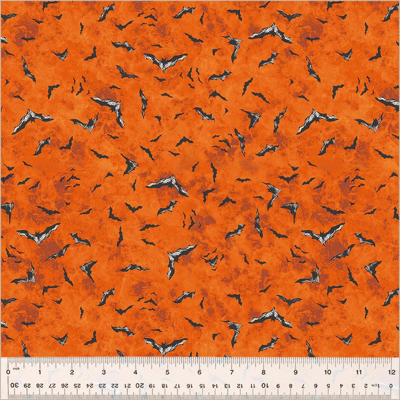 Windham Hallow's Eve 54450 4 Ember Flying Bats By The Yard
