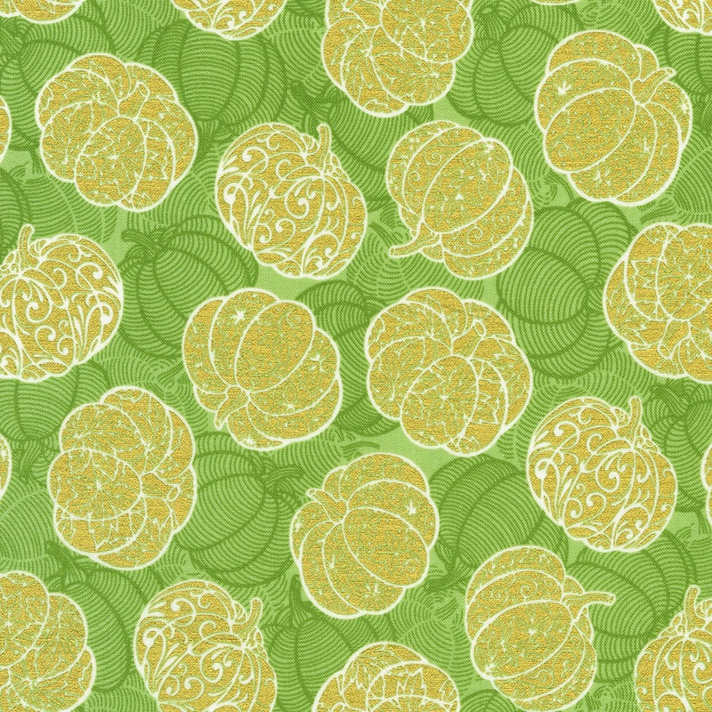 Kaufman Sweet Pumpkin Spice 22324 53 Basil - PRE-CUT 3 YARDS