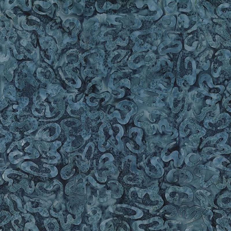 Wilmington Batiks Del Mar 22230 449 Blue Curls By The Yard