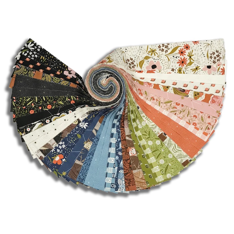 Moda Pre-Cut 40 Piece 2 1/2 Strips Jelly Roll - Night Owl