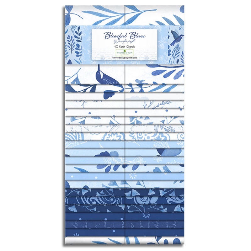 Wilmington Pre-cut 40 Piece 2 1/2 Strips 840-873-840 - Blissful Blues