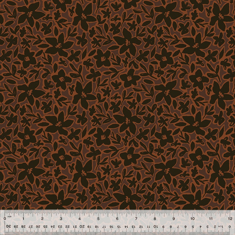 Windham Gleaned 54660 4 Sienna Earth Blooms By The Yard