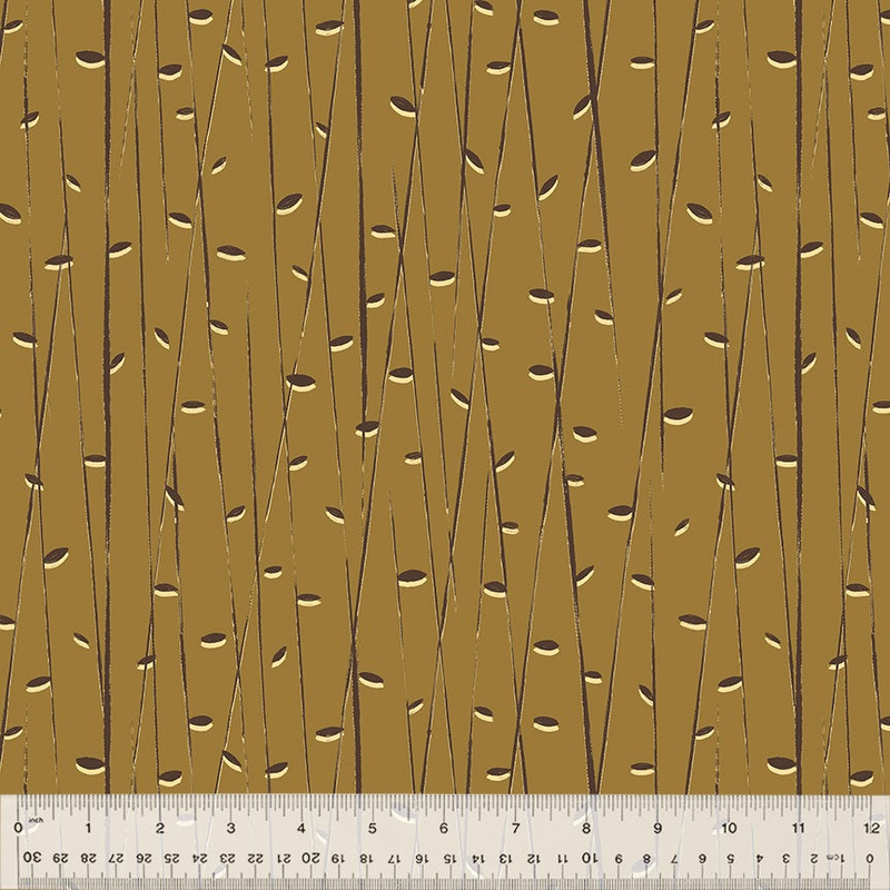 Windham Gleaned 54661 6 Brass Bamboo By The Yard