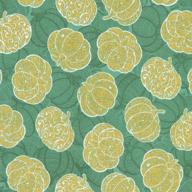 Kaufman Sweet Pumpkin Spice 22324 385 Eucalyptus 1.5 YARDS