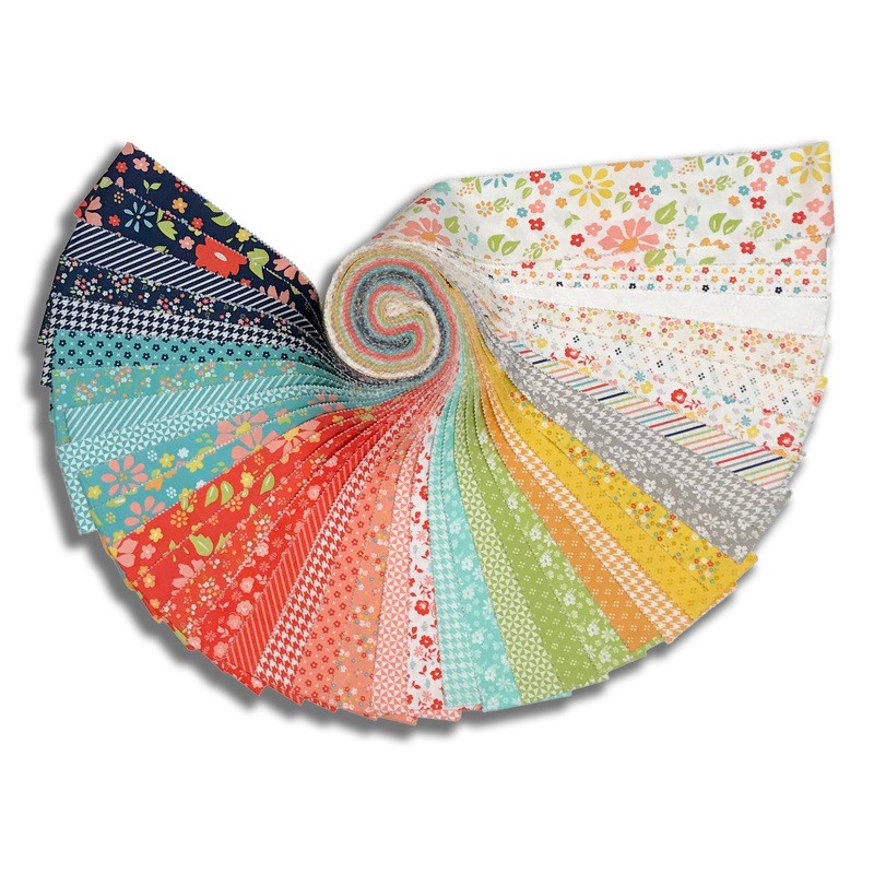 Moda Pre-Cut 40 Piece 2 1/2 Strips Jelly Roll - Delightfully Yours