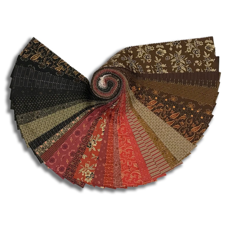 Andover Pre-Cut 40 Piece 2 1/2 Jelly Roll Strips - Bridgeport