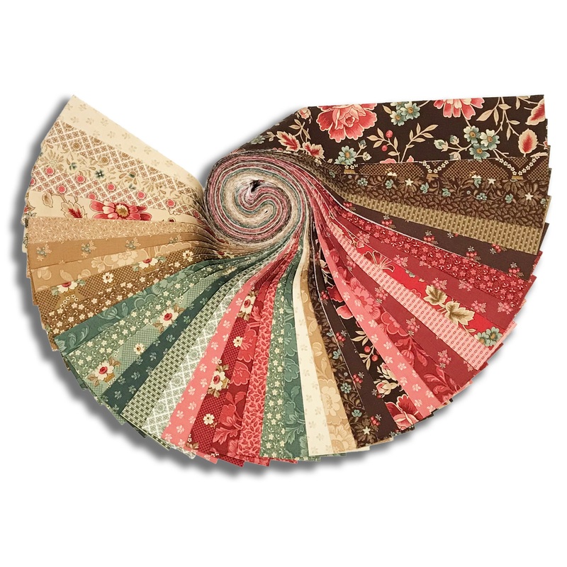 Matt's Andover Pre-Cut 40 Piece 2 1/2 Jelly Roll Strips - Always and Forever