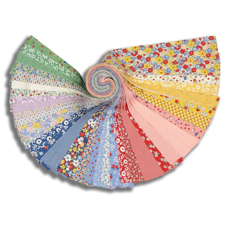 Moda Pre-Cut 40 Piece 2 1/2 Strips Jelly Roll - 30's Playtime 2025