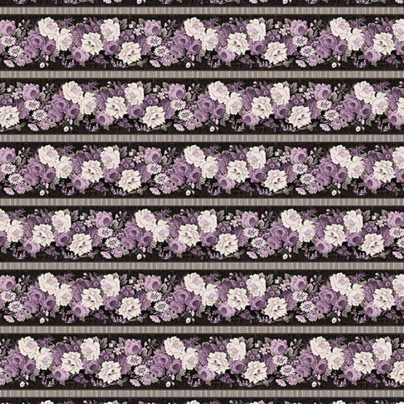 Wilmington Blackberry Bramble 98757 916 Multi Repeating Stripe By The Yard