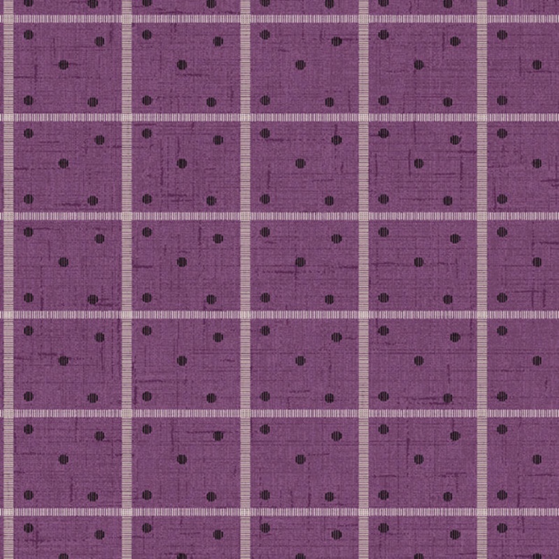 Wilmington Blackberry Bramble 98763 691 Purple Dots & Stripes By The Yard