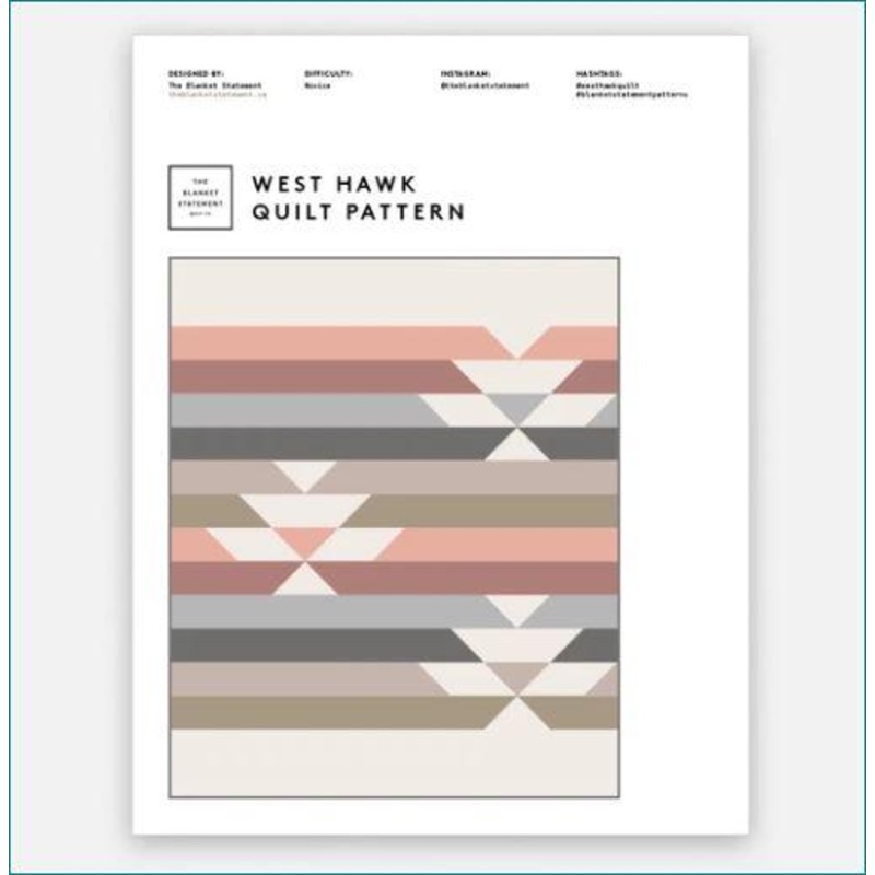 West Hawk Quilt Pattern by The Blanket Statement