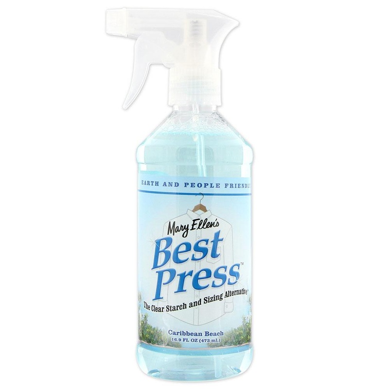 BEST PRESS Starch Alternative-Lavender fields & Scent Free & Linen Fresh & Caribbean Beach & Citrus Grove & Cherry Blossom