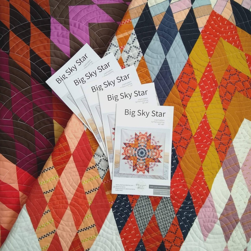 Big Sky Star Quilt Pattern by Plains and Pine