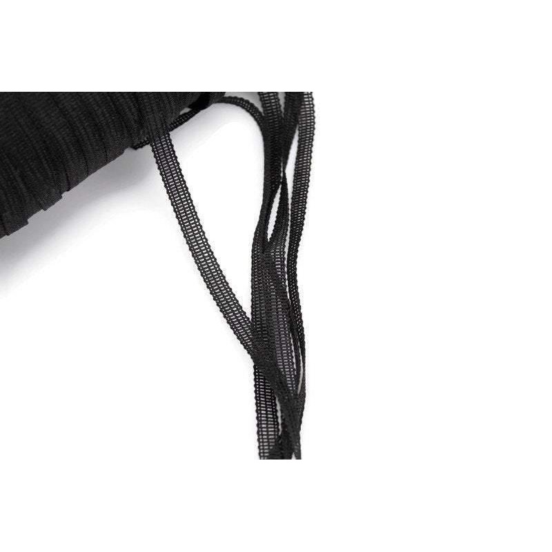Black Loose Woven Trim Tape 10 yards