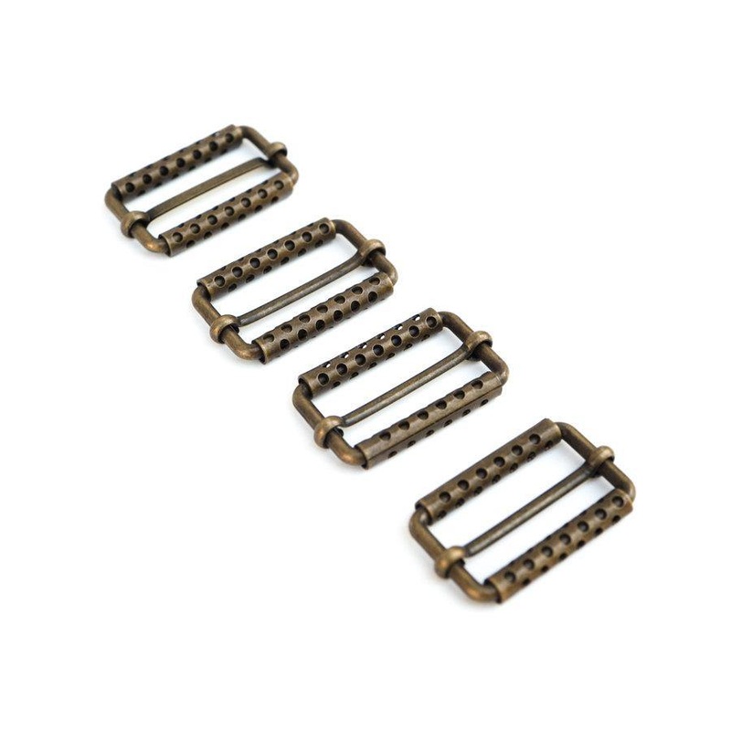 Buckles Antique Brass Rectangular Buckles 4 Pieces