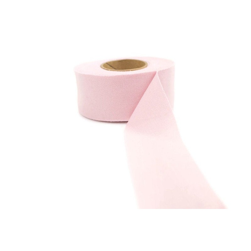 Light Pink Bias Tape Tricot Knit Lining 1.25 inches wide x 7 yards  BST00134