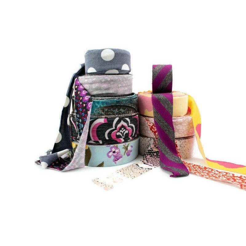 Printed Knit Bias Tape Variety Remnant Bundle Pack SPK00114
