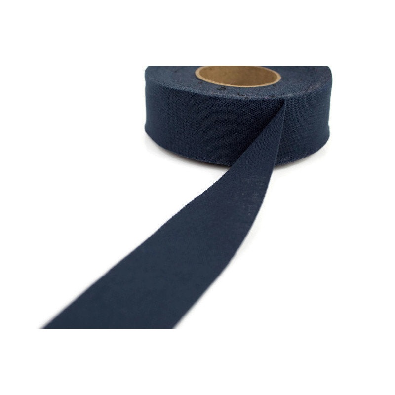 Prussian Blue Bias Tape Tricot Knit Lining 1-1/8 inches wide x 18 yards  BST00141