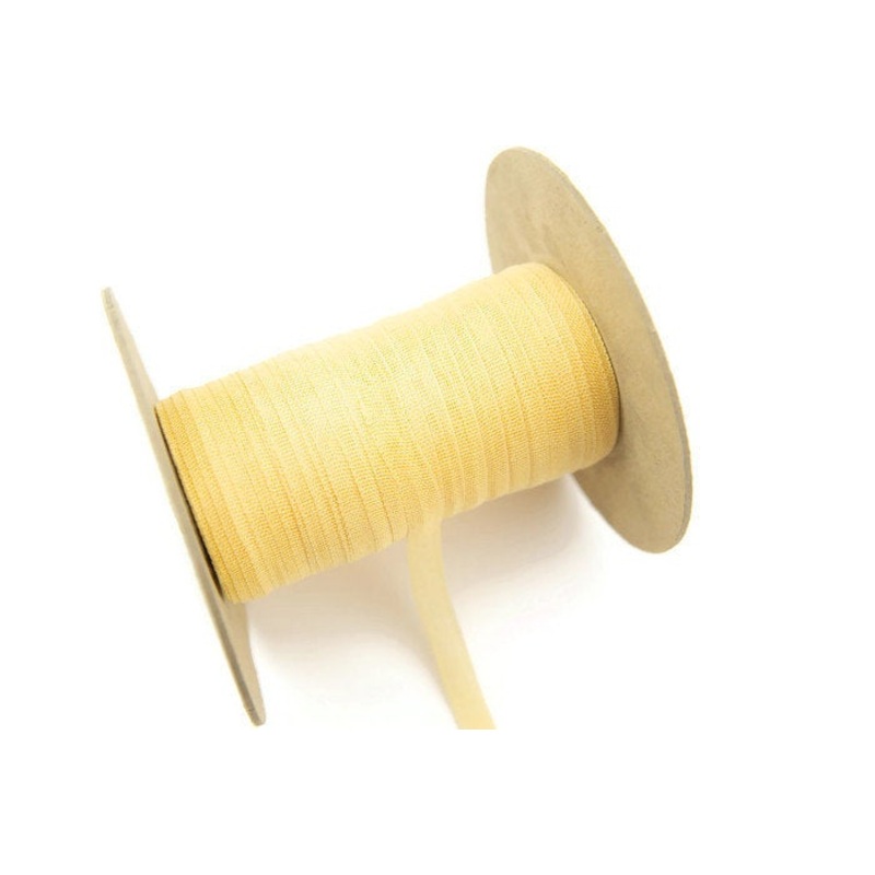 Yellow Narrow Cotton Trim Mesh Gauze Trim Ribbon 10 yards  ATN00659