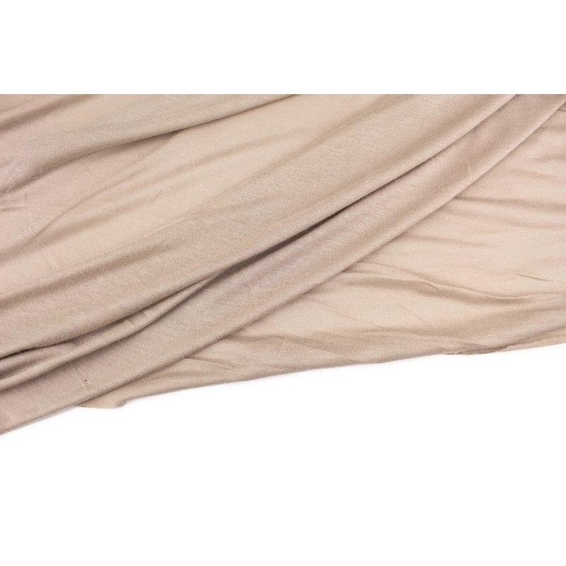 Beige Knit Jersey Fabric Made in Italy by the yard