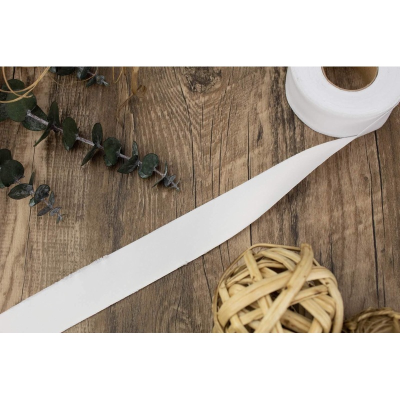 White Heavy Satin Bias Tape Binding Tape 16 yards