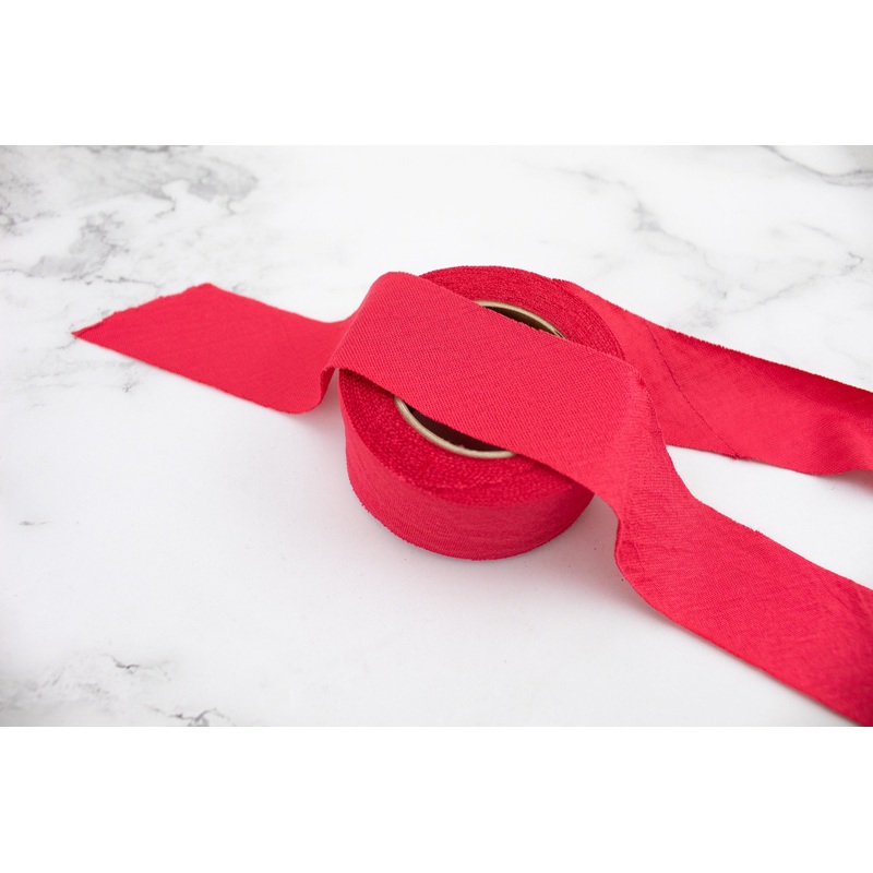Bright Coral Pink Knit Jersey Bias Tape 1.25 inches width 6 yards