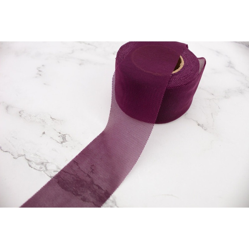 Fuscia Mesh Bias Tape Binding Tape 1.5 inches width x 10 yards