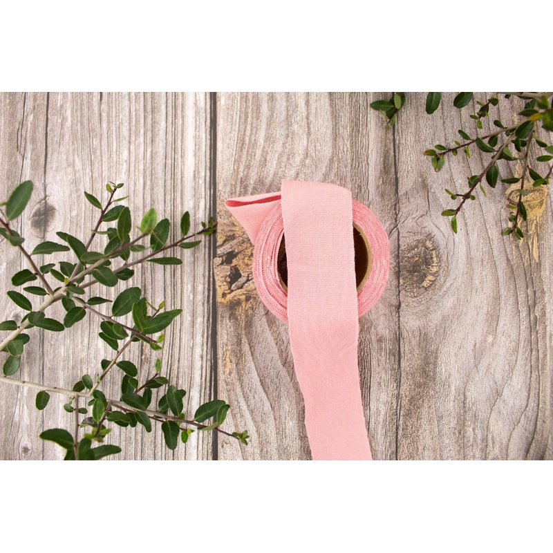 Pink Knit Jersey Bias Tape Binding Trim 1.25 inches width x 7 yards total