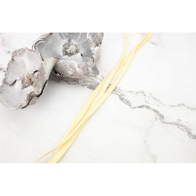 Yellow Grosgrain Elastic Trim Bra Strap Headband Lingerie Trim 1/4 inch width x 10 yards