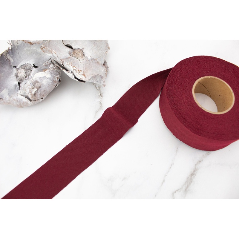 Maroon Knit Bias Tape 1.25 inches width x 14 yards