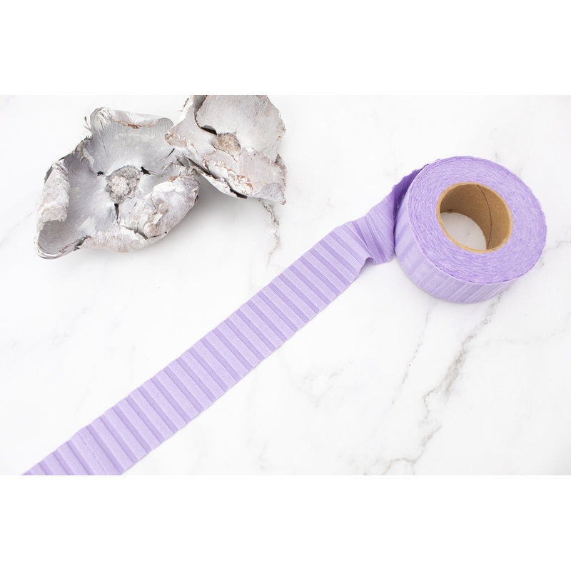 Purple Rib Knit Bias Tape 1-1/8 inches width x 25 yards