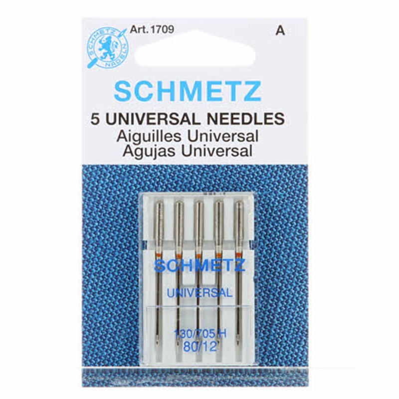 Schmetz 1709 Universal Machine Needles 5-Pack Size 80/12