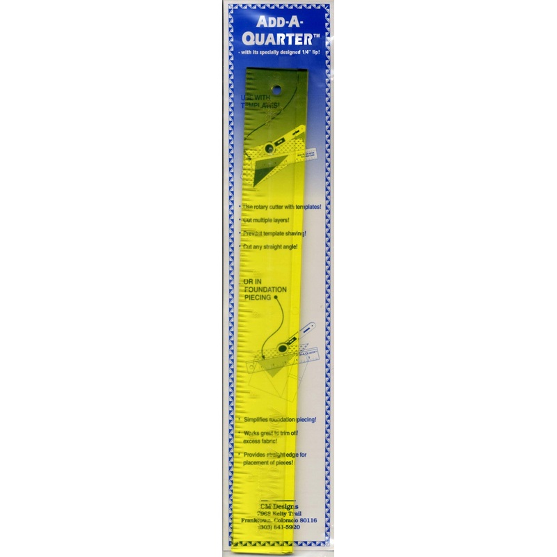 CM Designs Add-a-Quarter Ruler 1.5 x 12