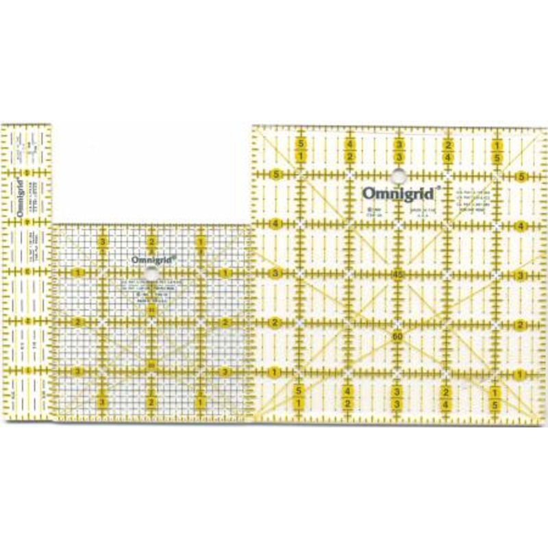 Omnigrid Quilting Ruler Square Set