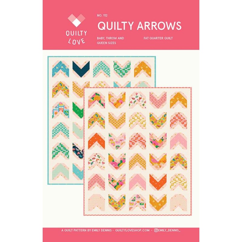 Quilty Arrows Quilt Pattern (Quilty Love Studio)