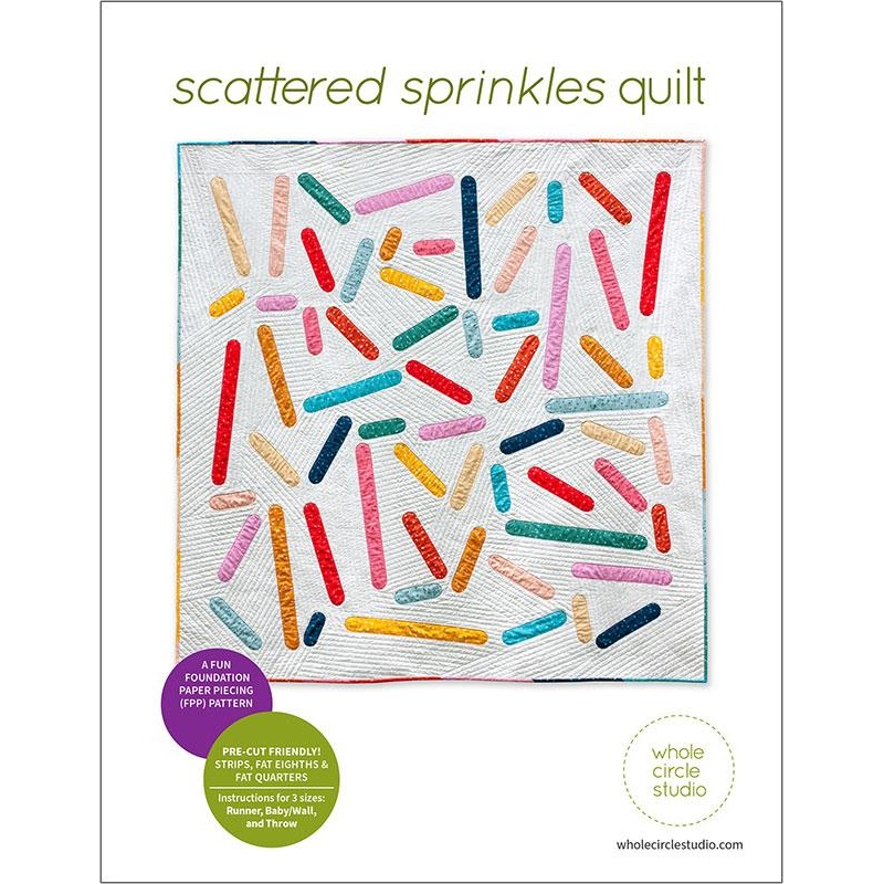 Scattered Sprinkles Quilt Pattern (Whole Circle Studio)