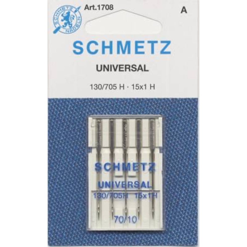 Schmetz 1708 Universal Machine Needles 5-Pack Size 70/10