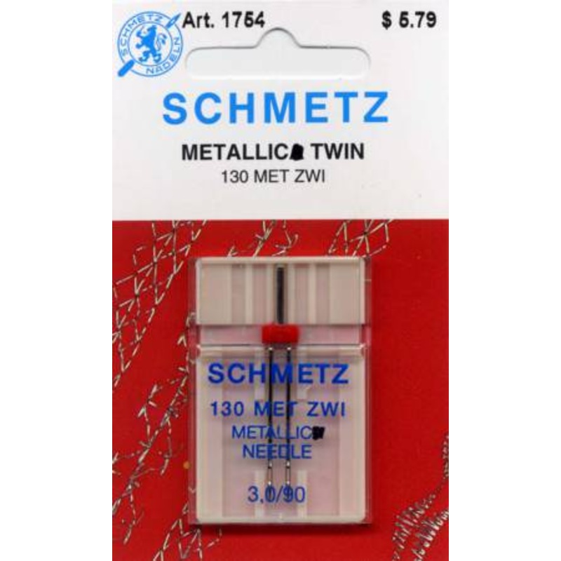 Schmetz 1754 Metallica Twin Machine Needle Size 3.0/90