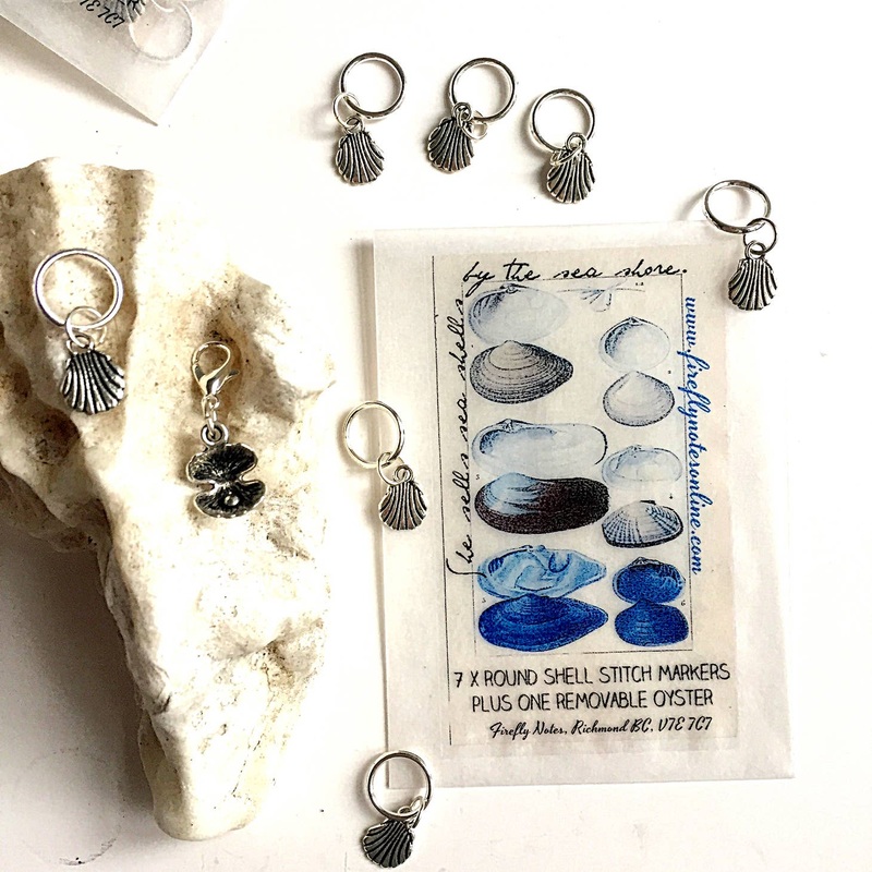 Seashell Stitch Markers