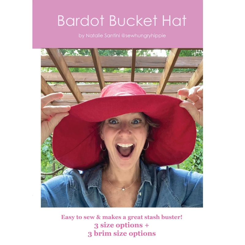 Bardot Bucket Hat (Sew Hungry Hippie)