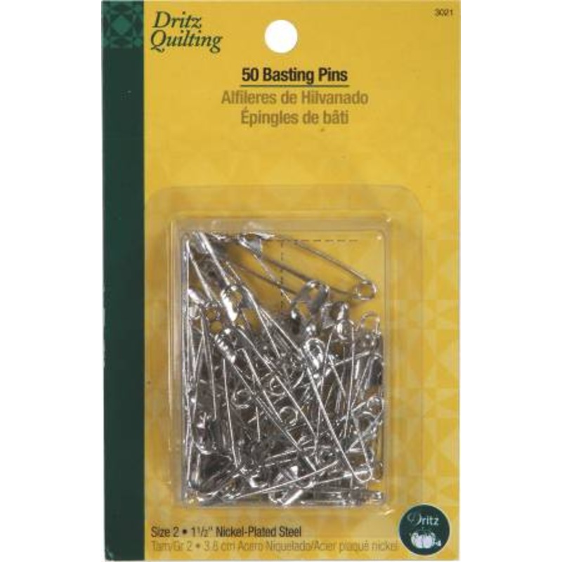 Curved Basting Pins Size 2 75pc (Dritz)
